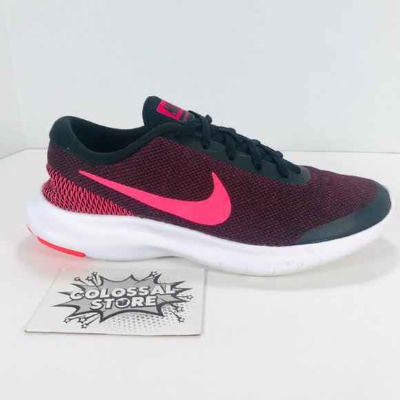 ❌SOLD❌ Nike Flex Experience RN 7 Running Shoes Black Pink Red - Picture 2 of 9